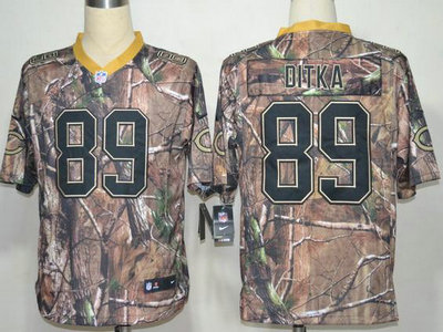 Nike Chicago Bears 89 Mike Ditka Camo Elite Jersey