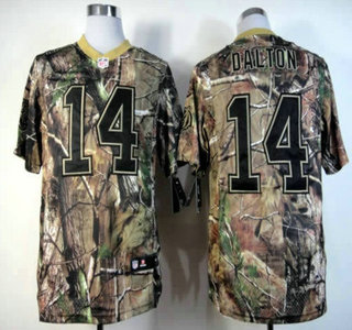 Nike Cincinnati Bengals #14 Andy Dalton Camo Elite Jersey