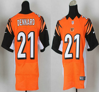 Nike Cincinnati Bengals #21 Darqueze Dennard Orange Elite Jersey