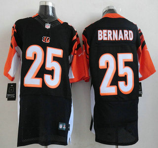 Nike Cincinnati Bengals #25 Giovani Bernard Black Elite Jersey