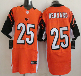 Nike Cincinnati Bengals #25 Giovani Bernard Orange Elite Jersey