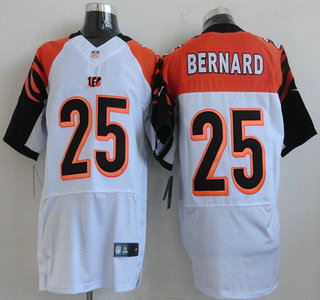 Nike Cincinnati Bengals #25 Giovani Bernard White Elite Jersey