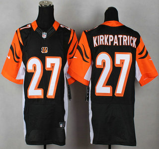 Nike Cincinnati Bengals #27 Dre Kirkpatrick Black Elite Jersey