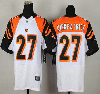 Nike Cincinnati Bengals #27 Dre Kirkpatrick White Elite Jersey