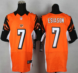 Nike Cincinnati Bengals #7 Boomer Esiason Orange Elite Jersey