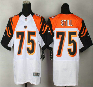 Nike Cincinnati Bengals #75 Devon Still White Elite Jersey