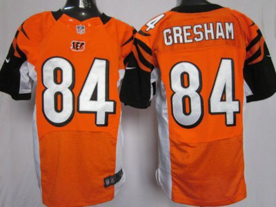 Nike Cincinnati Bengals 84 Jermaine Gresham Orange Elite Jersey