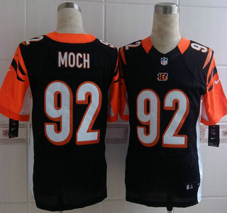 Nike Cincinnati Bengals #92 Dontay Moch Elite Black Jersey