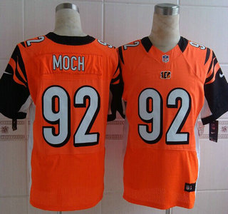 Nike Cincinnati Bengals #92 Dontay Moch Elite Orange Jersey