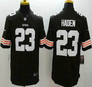 Nike Cleveland Browns #23 Joe Haden Brown Limited Jersey