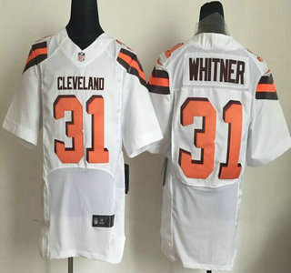 Nike Cleveland Browns #31 Donte Whitner 2015 White Elite Jersey