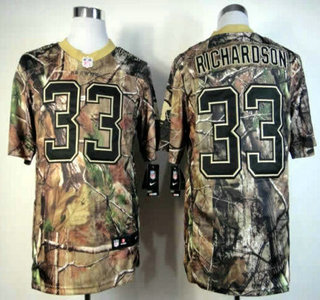 Nike Cleveland Browns #33 Trent Richardson Camo Elite Jersey