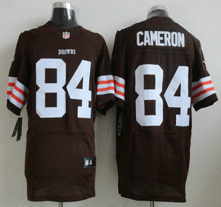 Nike Cleveland Browns #84 Jordan Cameron Elite Brown Jersey