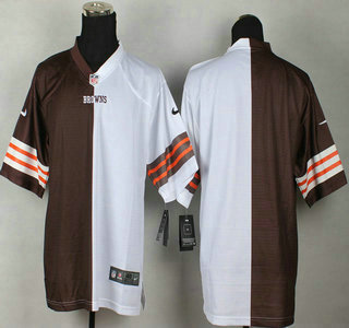 Nike Cleveland Browns Brown With White Two Tone Elite Jerse