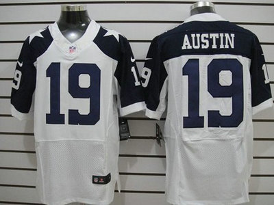 Nike Dallas Cowboys 19 Miles Austin White Thanksgiving Elite Jersey