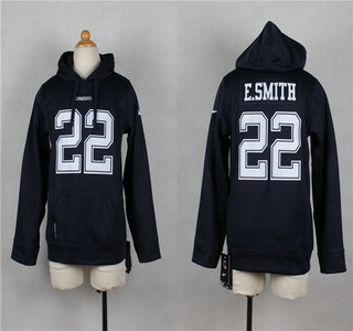 Nike Dallas Cowboys #22 Emmitt Smith Blue Kids Hoody