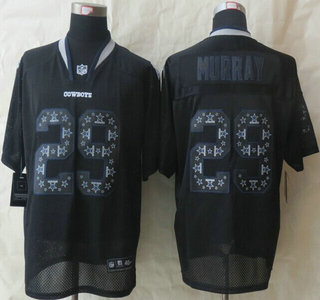 Nike Dallas Cowboys #29 DeMarco Murray Lights Out Black Ornamented Elite Jersey