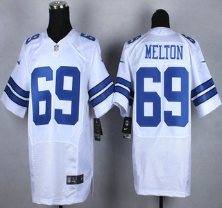 Nike Dallas Cowboys #69 Henry Melton White Elite Jersey