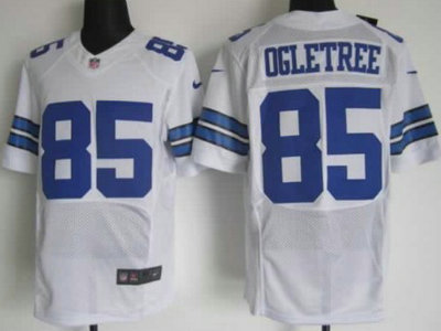 Nike Dallas Cowboys 85 Kevin Ogletree White 2012 Nike NFL Elite Jersey