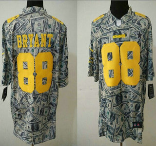 Nike Dallas Cowboys #88 Dez Bryant Dollars Fashion Elite Jersey