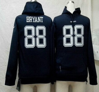 Nike Dallas Cowboys #88 Dez Bryant Blue Kids Hoody