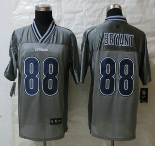 Nike Dallas Cowboys #88 Dez Bryant Grey Vapor Elite Jersey