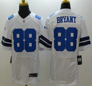 Nike Dallas Cowboys #88 Dez Bryant White Elite Jersey
