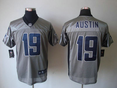 Nike Dallas Cowboys 19 Miles Austin Grey Shadow 2012 Nike NFL Elite Jersey