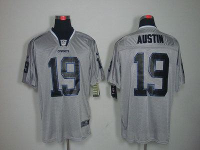 Nike Dallas Cowboys 19 Miles Austin Lights Out Grey Elite Jerseys