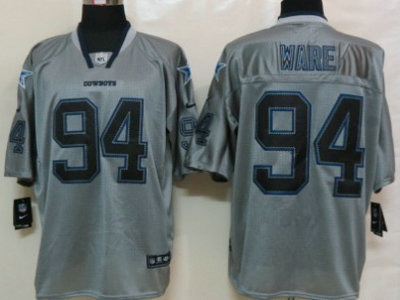 Nike Dallas Cowboys 94 DeMarcus Ware Lights Out Gray Elite Jersey