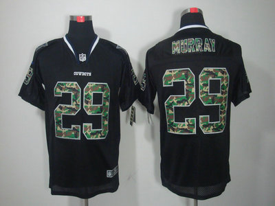 Nike Dallas cowboys 29 DeMarco Murray Black With Camo Elite Jersey