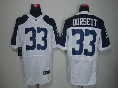 Nike Dallas cowboys 33 Tony Dorsett White Thanksgiving Elite Jersey