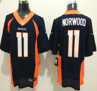 Nike Denver Broncos #11 Jordan Norwood 2013 New Style Blue Elite Jersey
