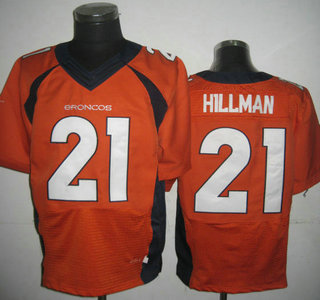 Nike Denver Broncos #21 Ronnie Hillman 2013 Orange Elite Jersey