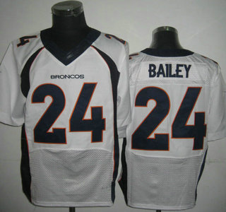 Nike Denver Broncos #24 Champ Bailey 2013 White Elite Jersey