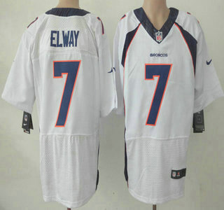 Nike Denver Broncos #7 John Elway 2013 New Style Blue Elite Jersey