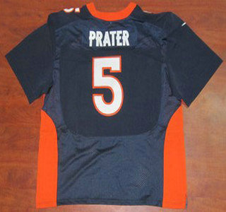 Nike Denver Broncos 5 Matt Prater Elite Blue Jersey
