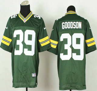 Nike Green Bay Packers #39 Demetri Goodson Green Elite Jersey