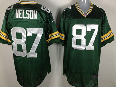 Green Bay Packers 87 Jordy Nelson Green 2012 Nike NFL Elite Jerseys 