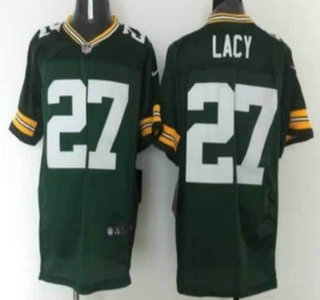 Nike Green Bay Packers 27 Eddie Lacy Green Elite NFL Jerseys