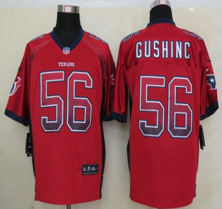 Nike Houston Texans #56 Brian Cushing Red Drift Fashion Elite Jersey