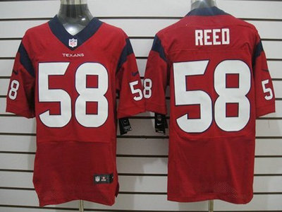 Nike Houston Texans 58 Brooks Reed Red Elite Jersey