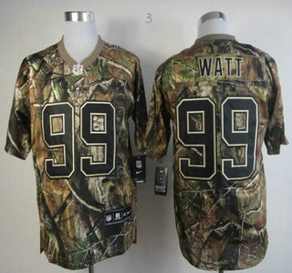 Nike Houston Texans #99 J.J. Watt Camo Elite Jersey
