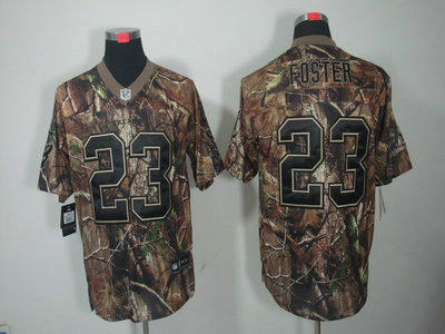 Nike Houston Texans 23 Arian Foster Camo Elite Jersey