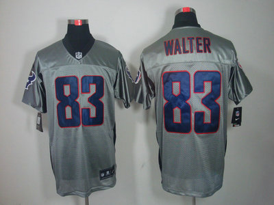 Nike Houston Texans 83 Kevin Walter Gray Elite Jersey