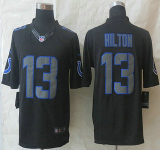 Nike Indianapolis Colts #13 T.Y. Hilton Impact Limited Black Jersey