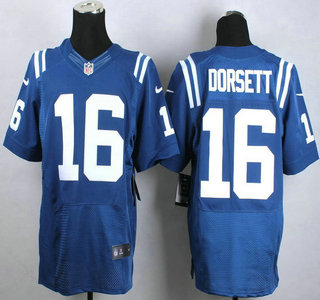 Nike Indianapolis Colts #16 Phillip Dorsett Blue Elite Jersey