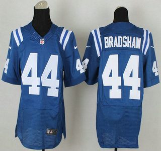 Nike Indianapolis Colts #44 Ahmad Bradshaw Blue Elite Jersey