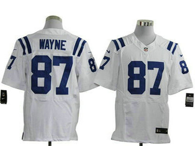 Nike Indianapolis Colts 87 Reggie Wayne White 2012 Nike NFL Elite Jersey