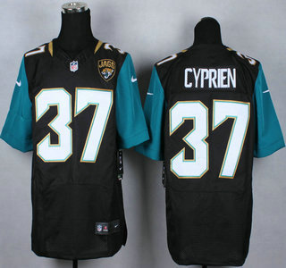 Nike Jacksonville Jaguars #37 Johnathan Cyprien 2013 Black Elite Jersey